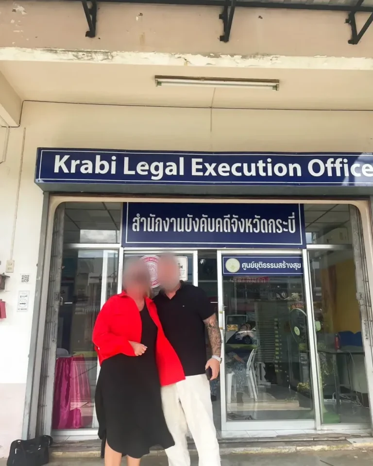 Enforcement of judgment – Krabi Legal Execution Office